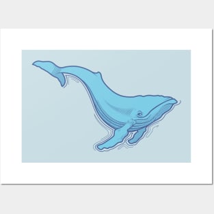 whale Posters and Art